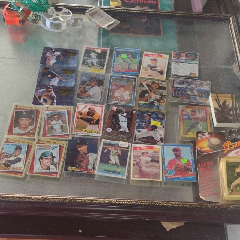Assorted Baseball Trading Cards Collection